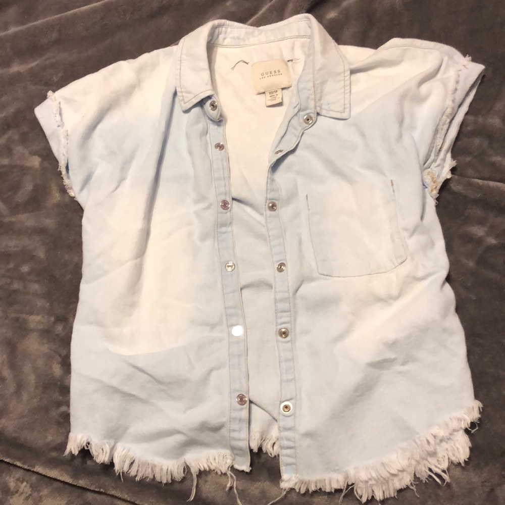 Guess Denim Button-Up Shirt